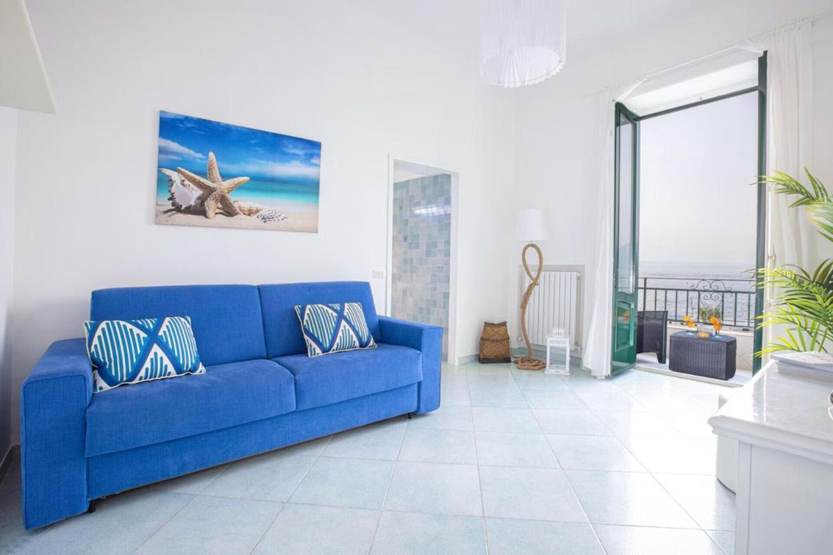 Sorrentovibes - Seaview Home On The Beach & Amazing Views Terrace エクステリア 写真